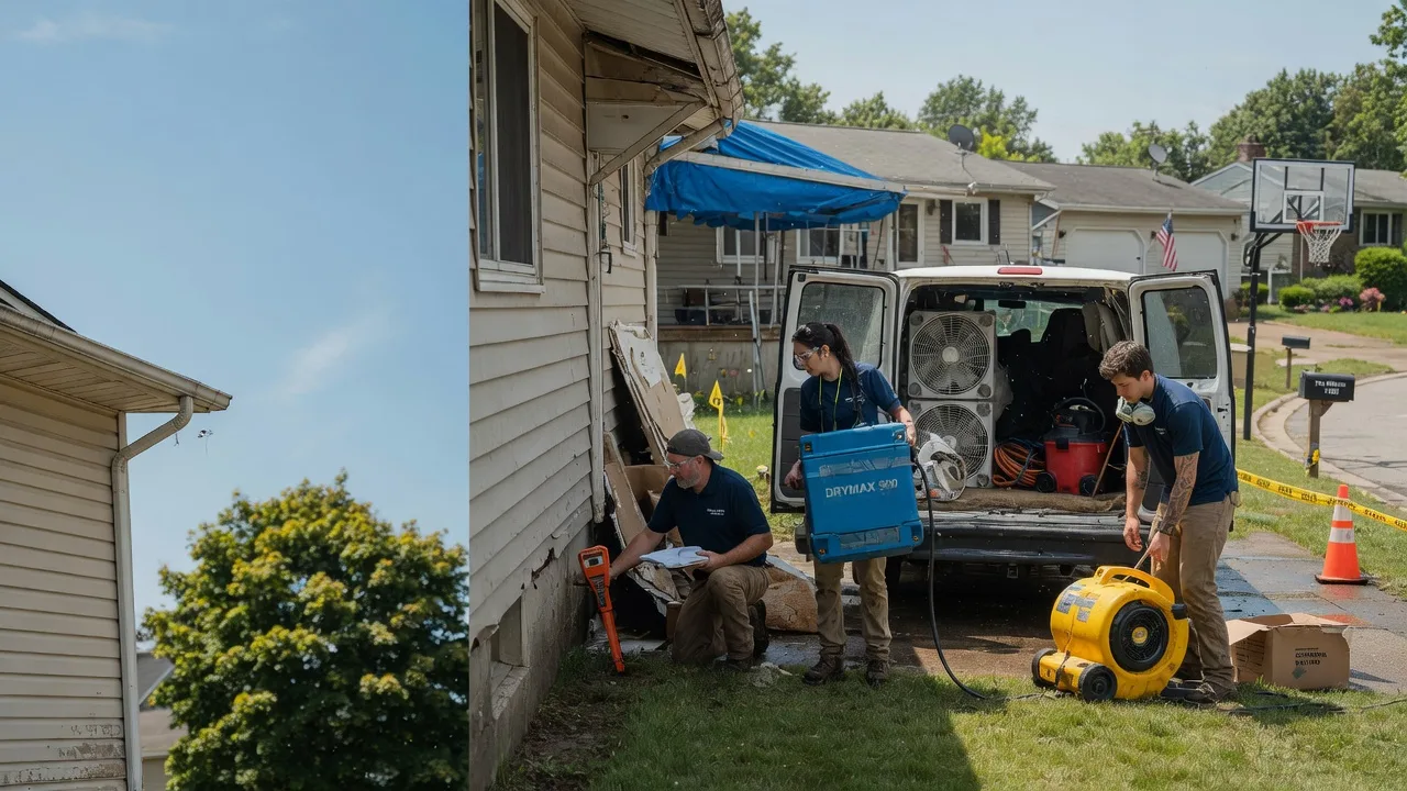 Ceiling Leak Cleanup in Clintonville, WI near me