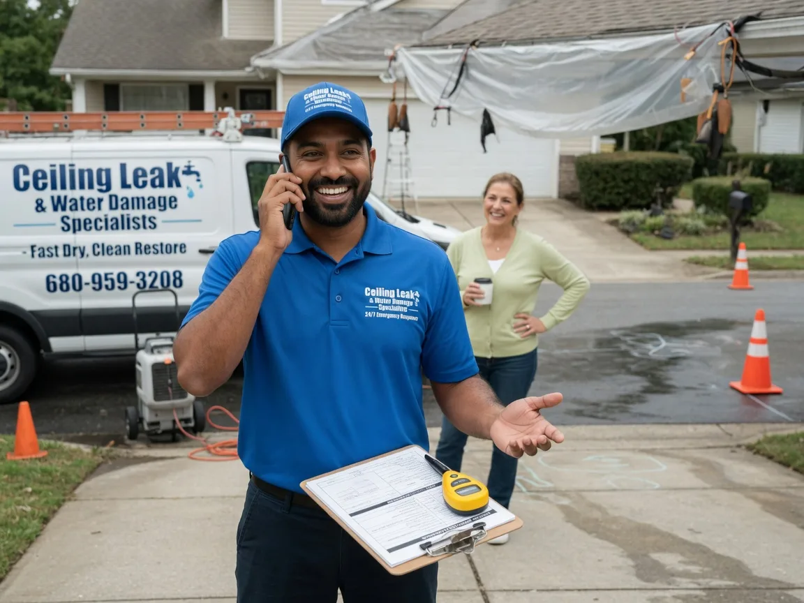 Ceiling Leak Cleanup Clintonville, WI FAQs